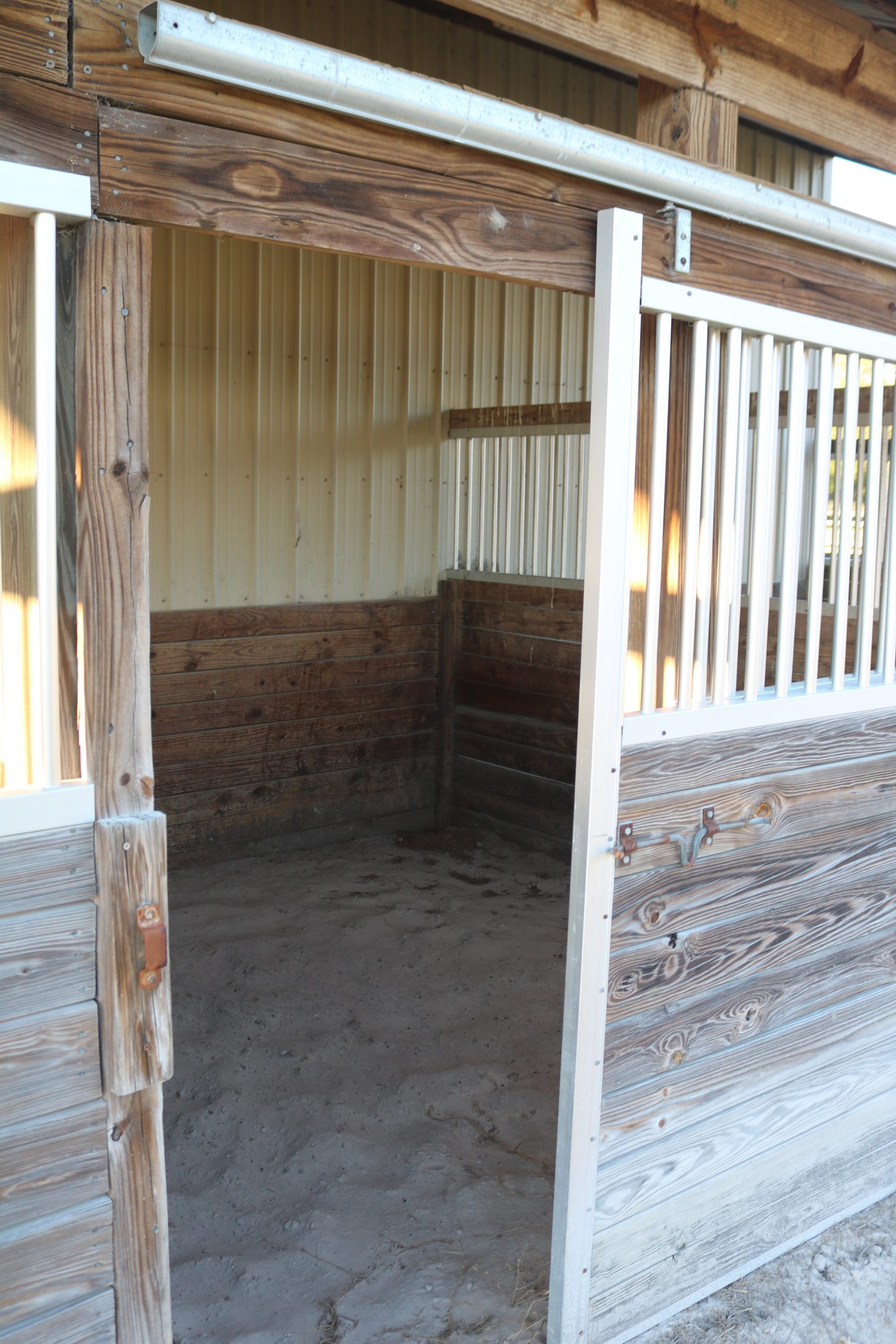 Another exterior of the horse barn