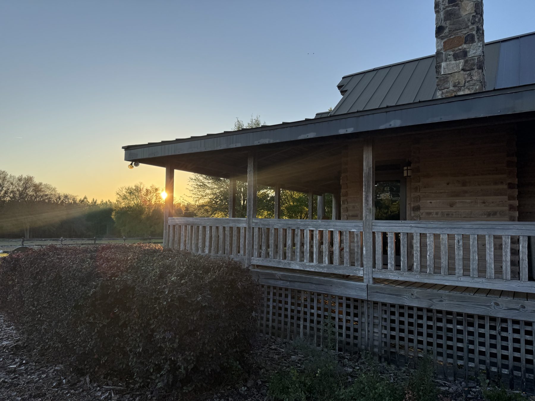 Ranch House at golden hour
